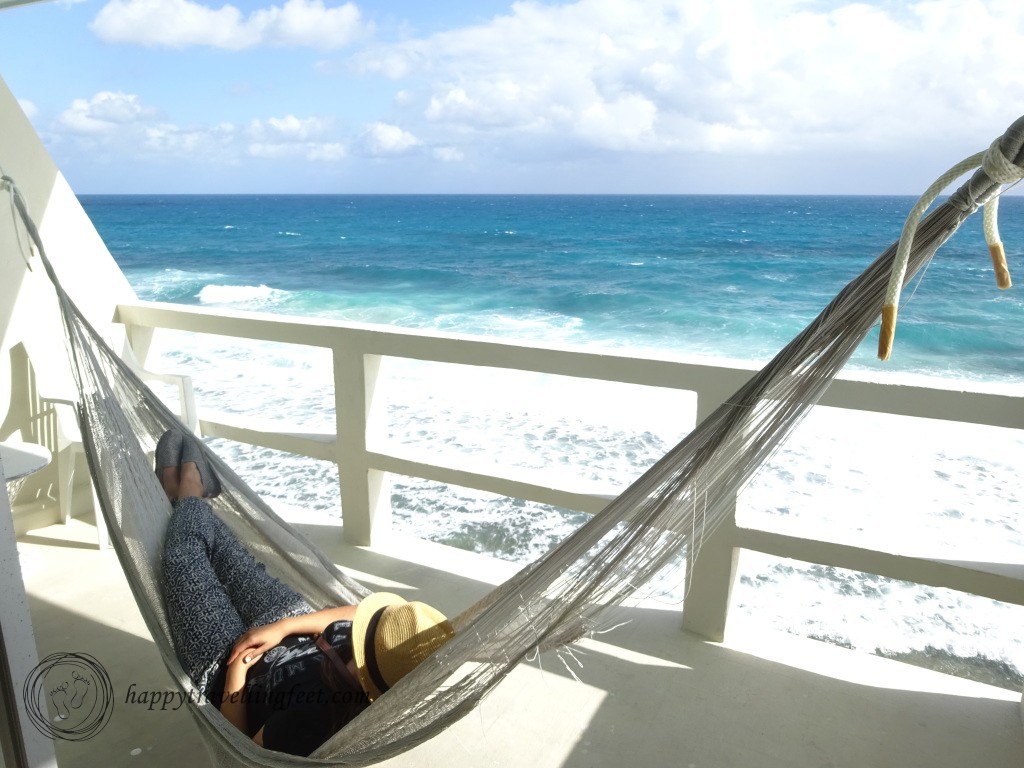 ocean view and hammock