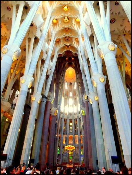 Inside sagrada Familia